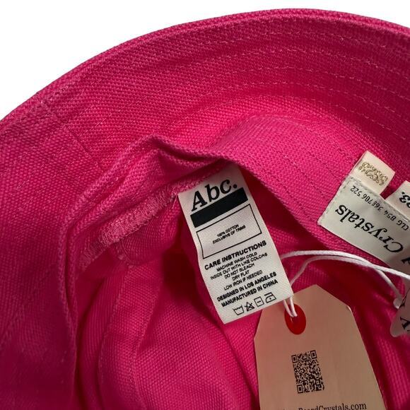 Abc. Advisory Board Crystals Bucket Hat One Size Pink NEW - Picture 7 of 8